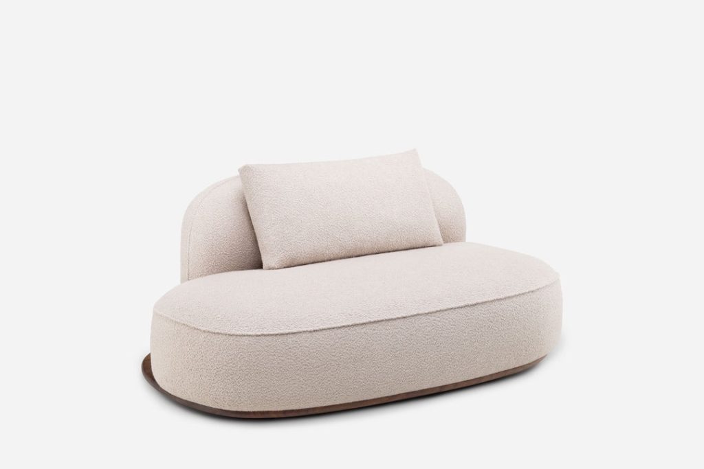 two-seat wide sofa
